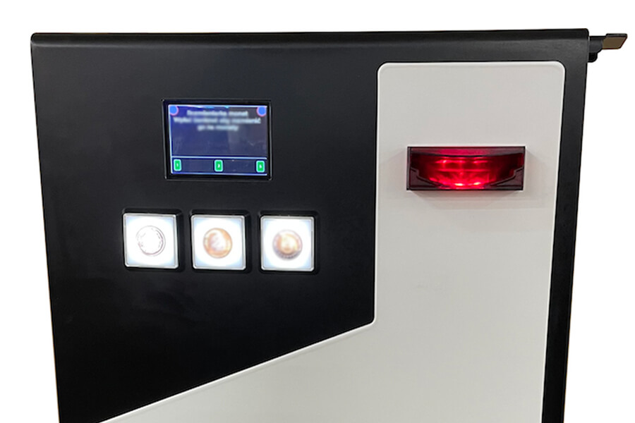 The WIK dual/triple changer machine cash container.