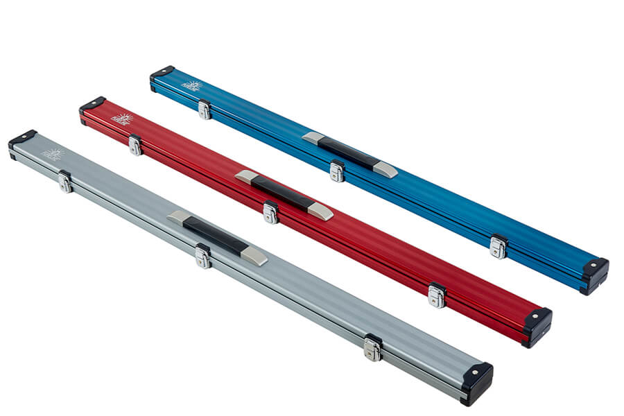 The Pureline Shield cue case for 3/4 joint cues colours.