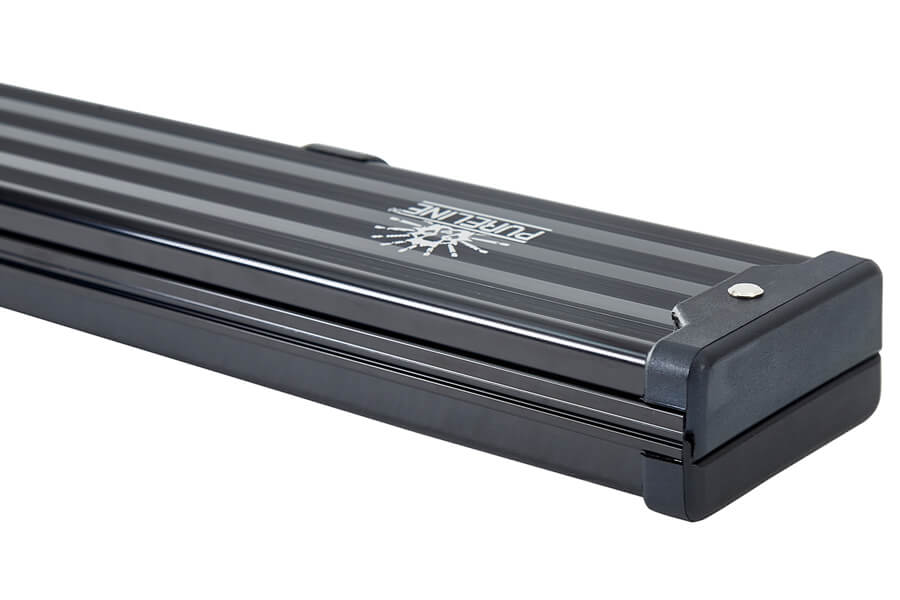 The Pureline Shield extra wide cue case for 2 cues.