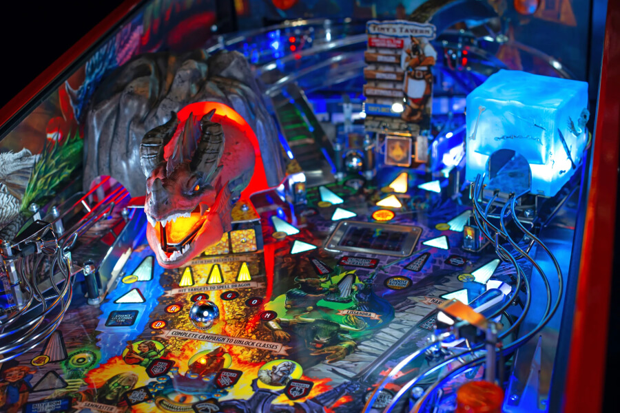 The Dungeons & Dragons: The Tyrant's Eye LE Pinball Machine.