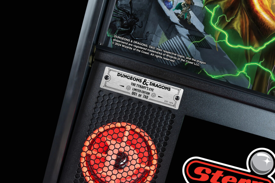 The Numbered LE cabinet design.