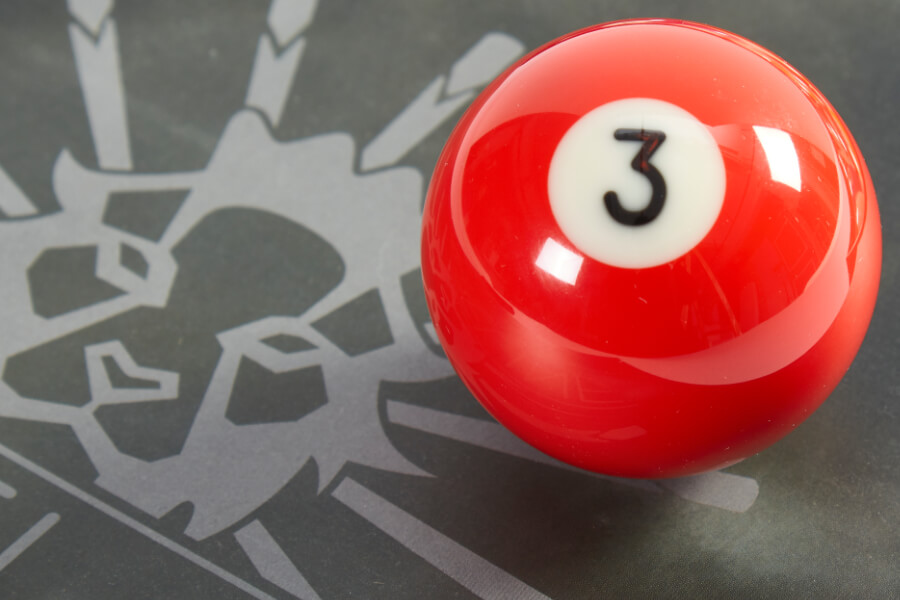 The Pureline Premium pool balls.