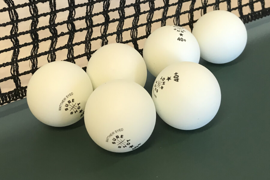 Sure Shot Matthew Syed One-Star Training Balls. 