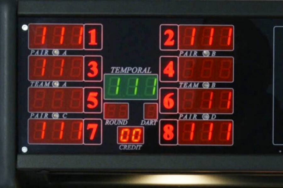 The Cyberdart machine.