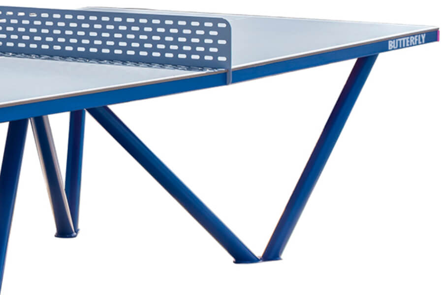 The Butterfly Long Life Outdoor Table Tennis Table Legs.