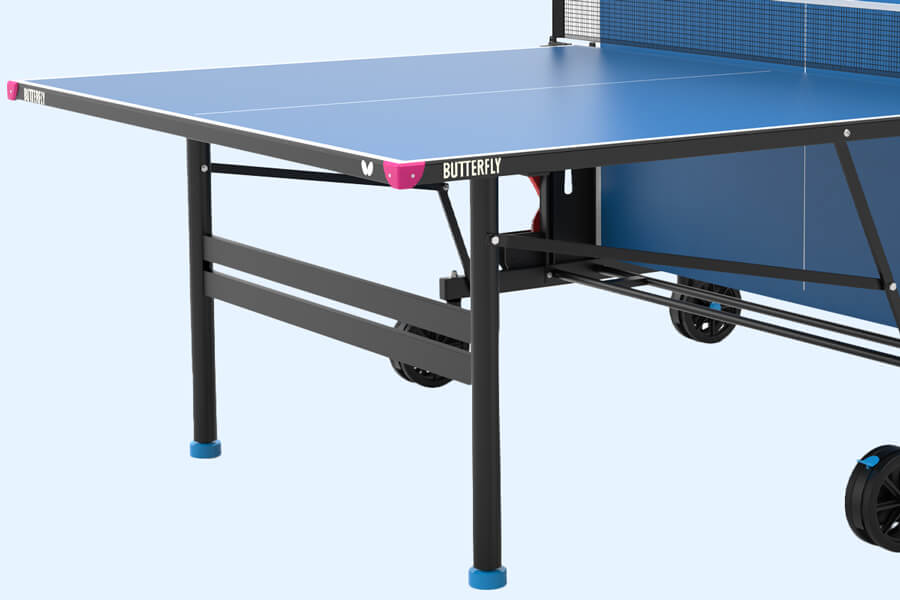 The Butterfly Spirit M6 Rollaway Outdoor tennis table surface.