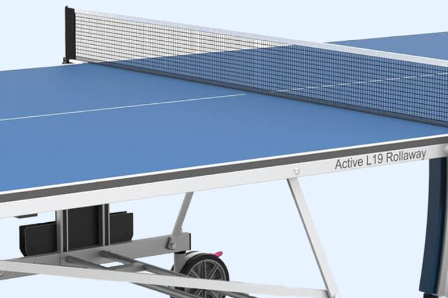 The Butterfly Active L19 Rollaway tennis table net.