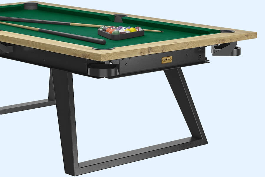 The Rene Pierre Titane American pool table corner.