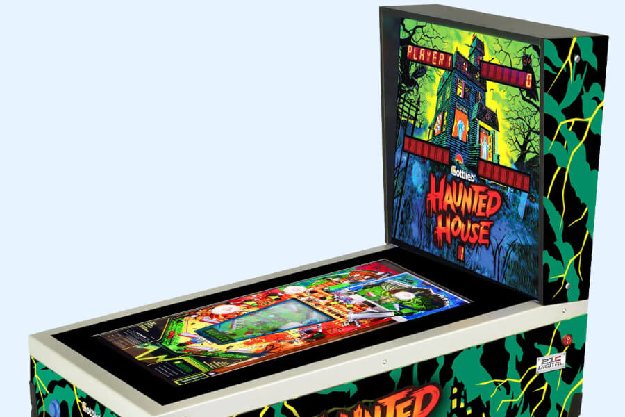 The Toyshock Haunted House Virtual Pinball Machine.