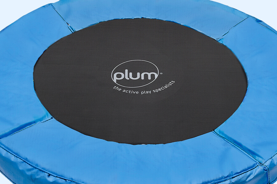 The Plum round Junior bouncer close up.