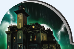 The Addams Family pinball topper.