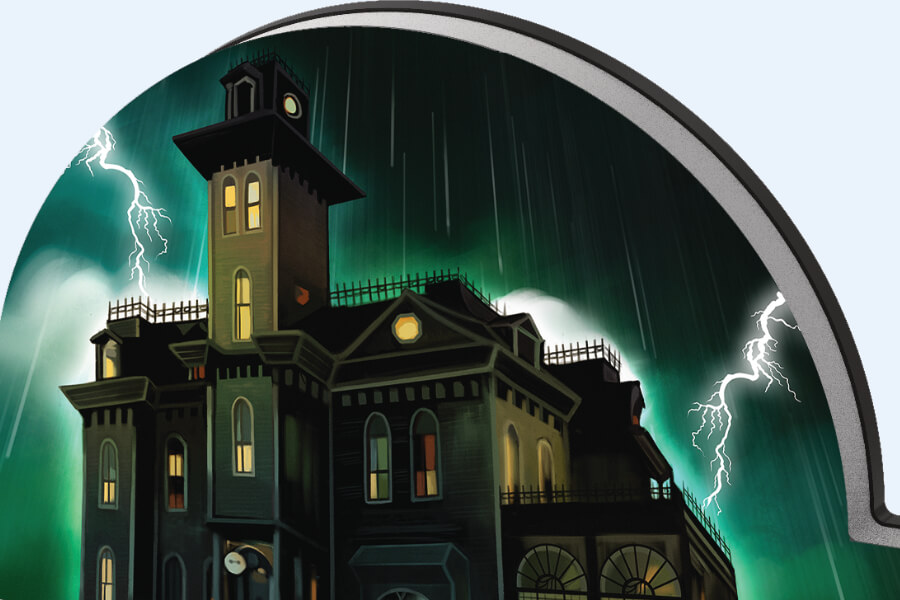 The Addams Family pinball topper.