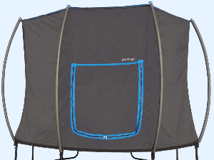 The Plum Ultimate Hideout Play Centre Trampoline with slide.