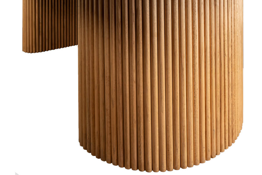 The Presidential Billiards Washington pool table legs close up.