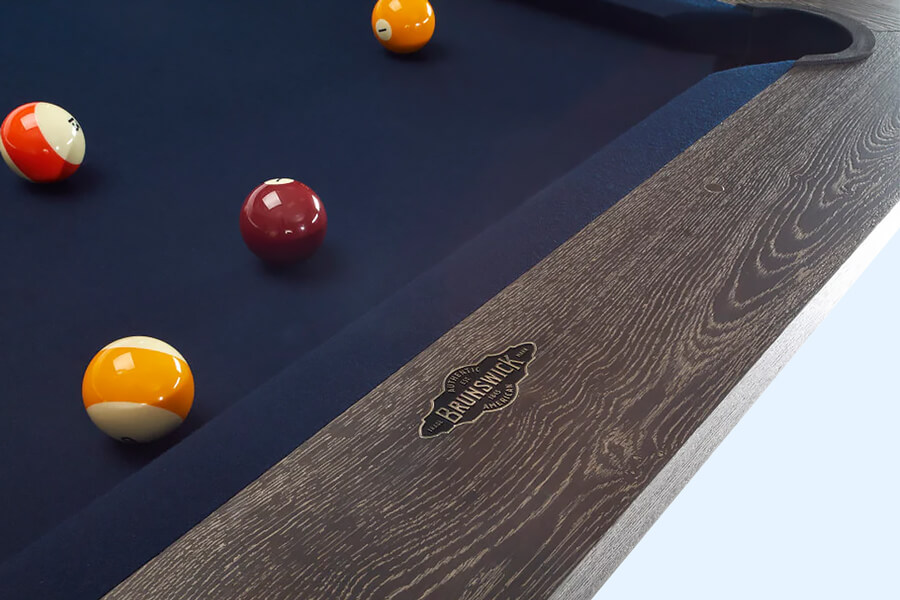 The Brunswick Brescia Pool Table detail.