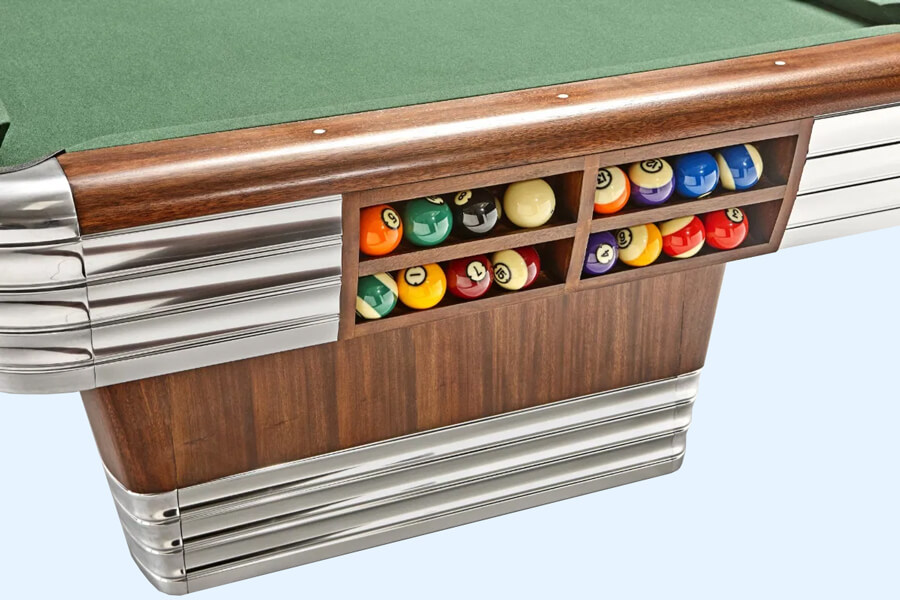 The Brunswick Centennial Pool Table ball return.