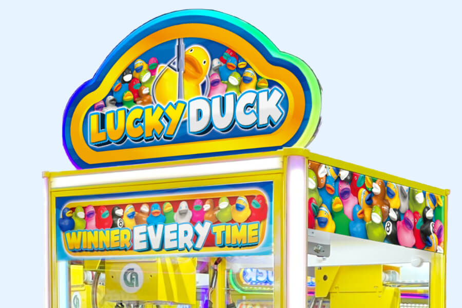 The Lucky Duck Arcade Crane Machine.