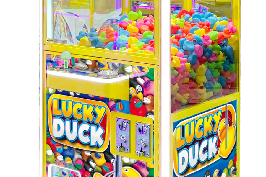 The Lucky Duck Arcade Crane Machine.