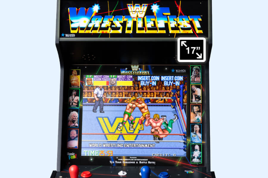 The WWE Wrestlefest Ultra Arcade Machine.