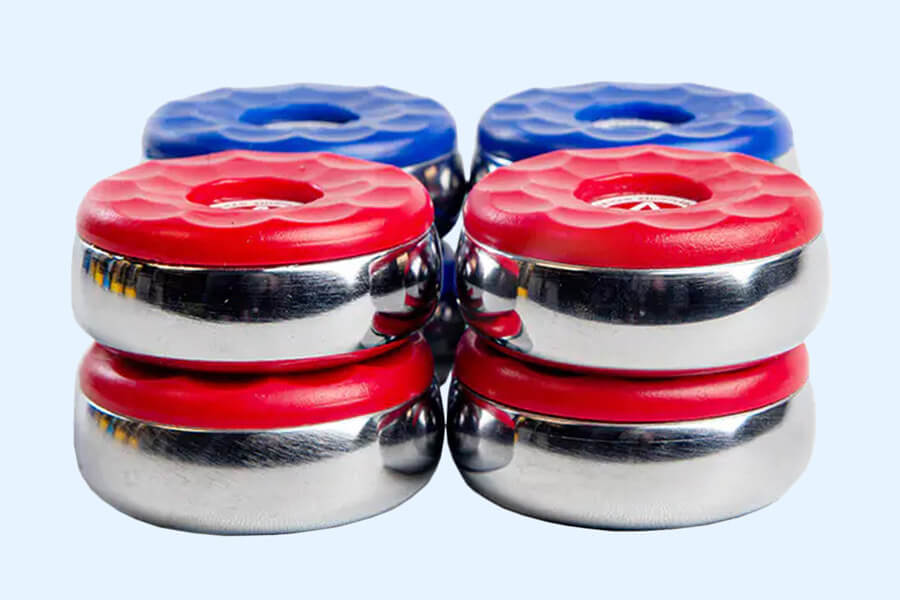 The Sun-glo Shuffleboard American Puck set.