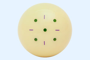 The Aramith Q-Tru Training Pool Ball.