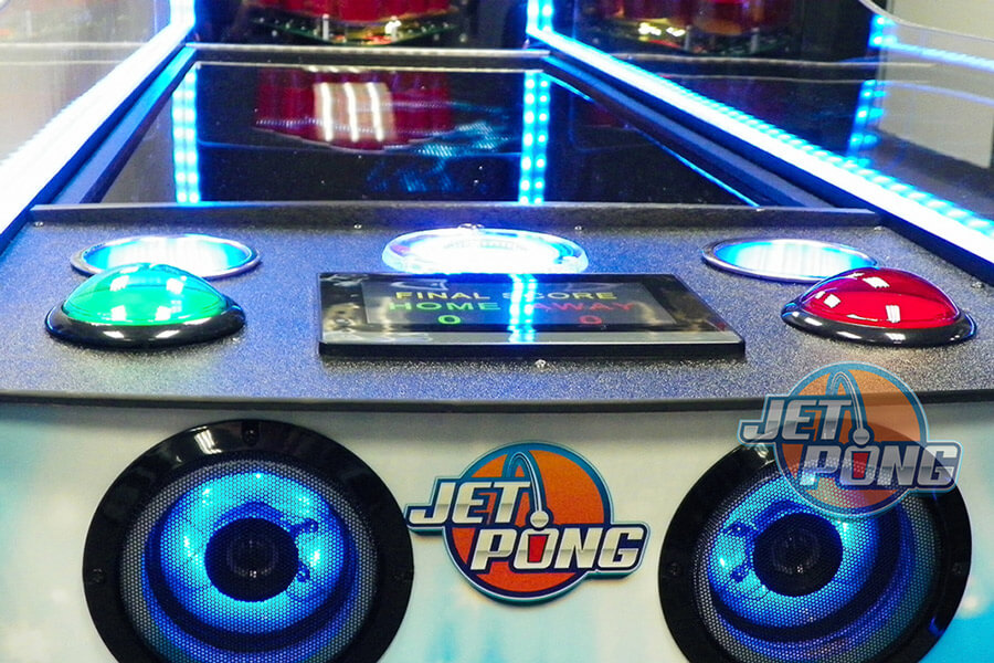The Jet Pong Novelty Arcade Machine controls board.