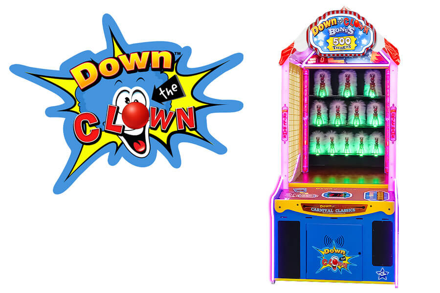 The Down the clown arcade machine.