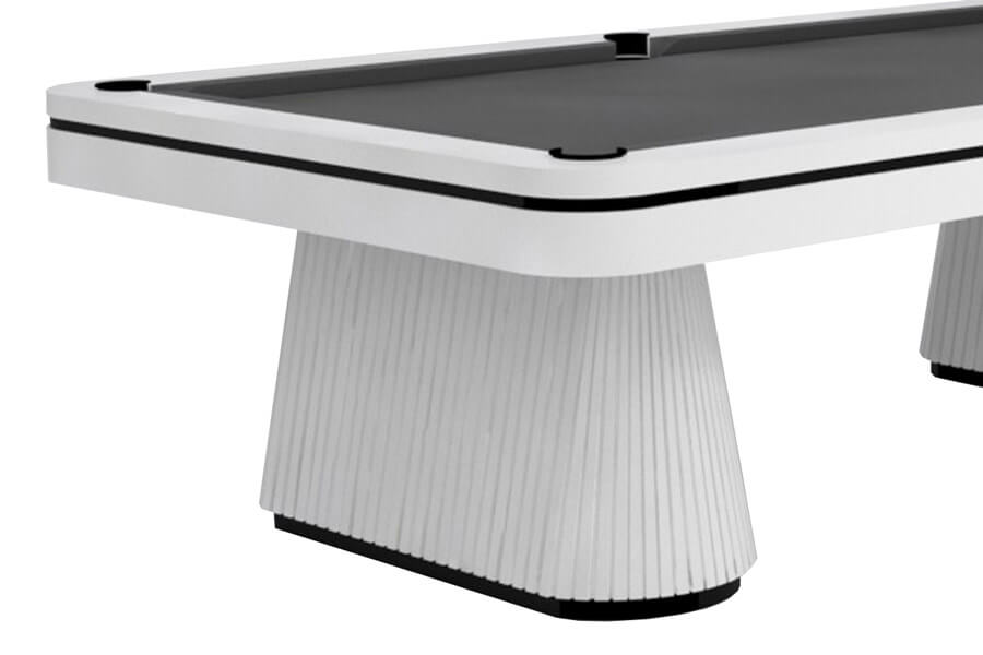 The Fryda Pool dining table corner.