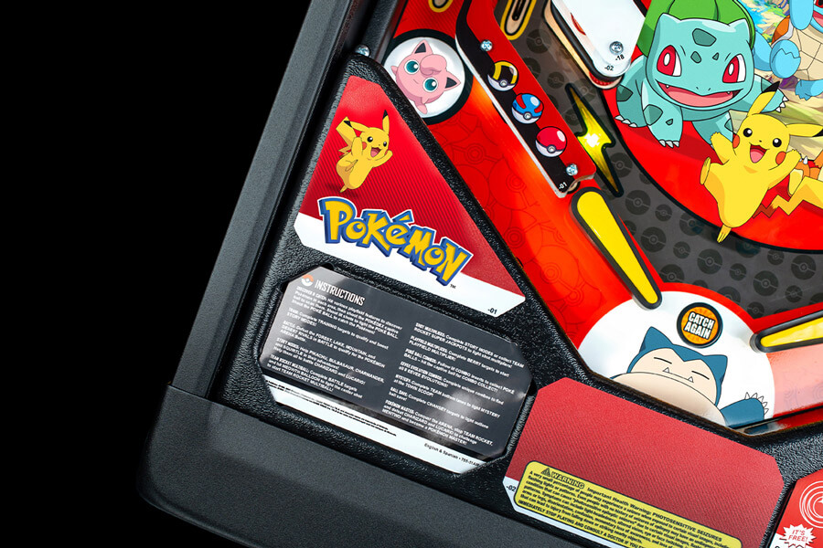 The Stern Pokémon Pro Pinball instructions.