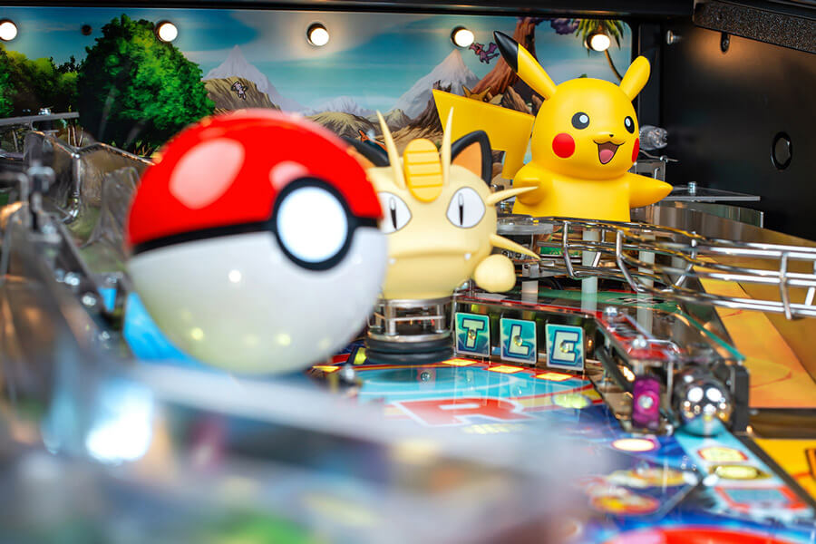 The Stern Pokémon Pro Pinball playfield.