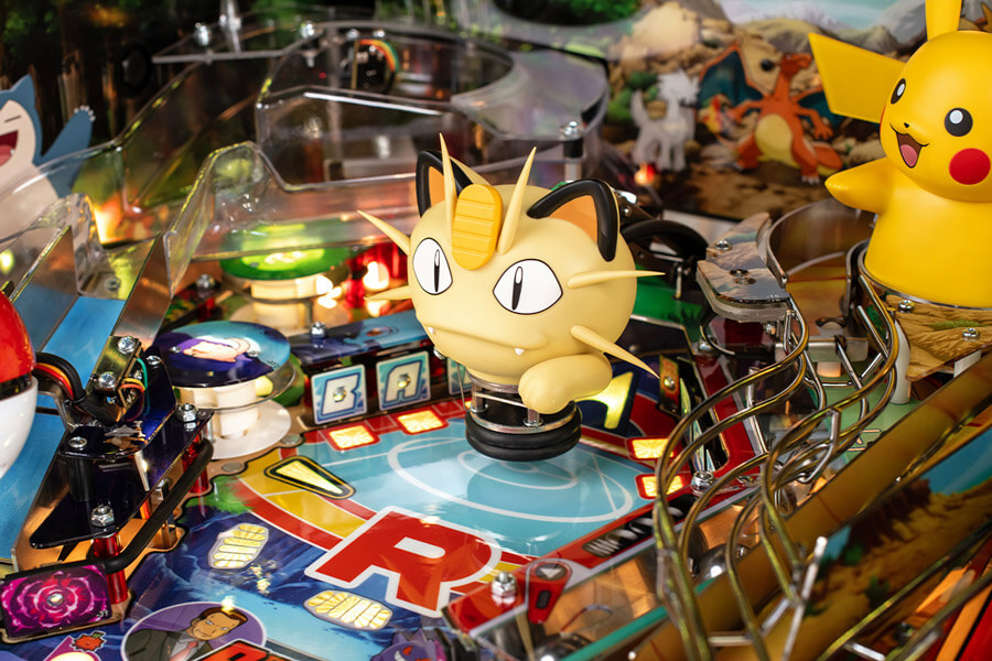 The Stern Pokémon Limited Edition Pinball Machine playfield.