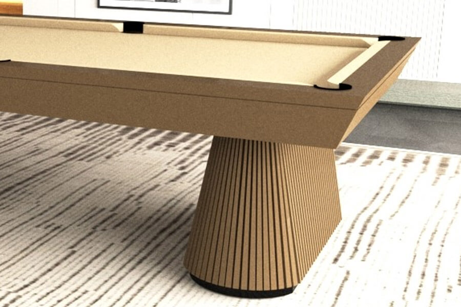 The Fryda Pool dining table corner.