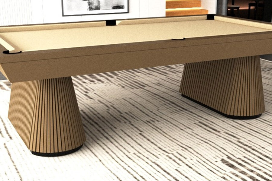 The Fryda Pool dining table legs.