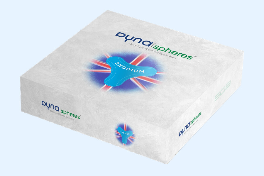 The Rhodium 508 English Pool Ball Set by Dynaspheres.