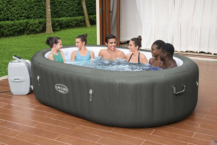 The Lay-Z-Spa Mauritius AirJet Hot Tub.