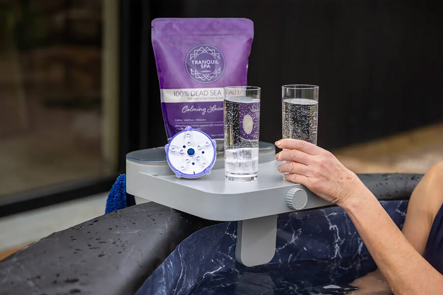 The Hot Tub 4-in-1 Accessory Tray.