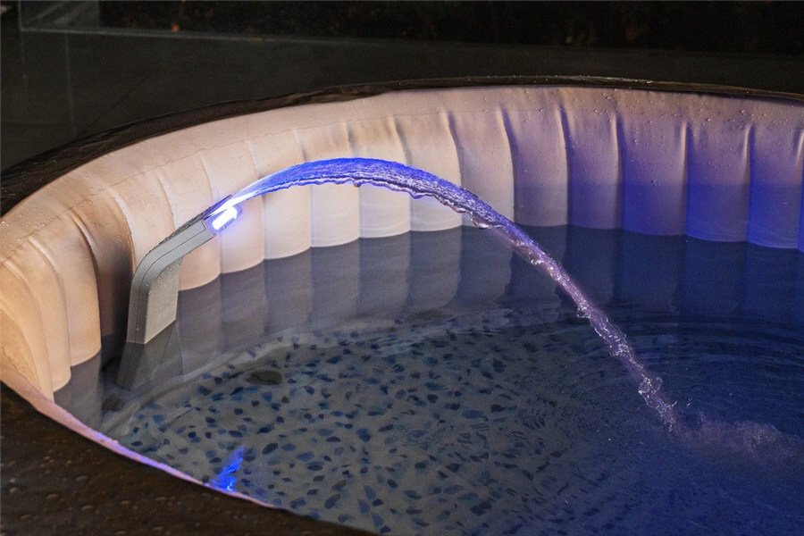 The Lay-Z-Spa LED Illuminated Hot Tub Waterfall.