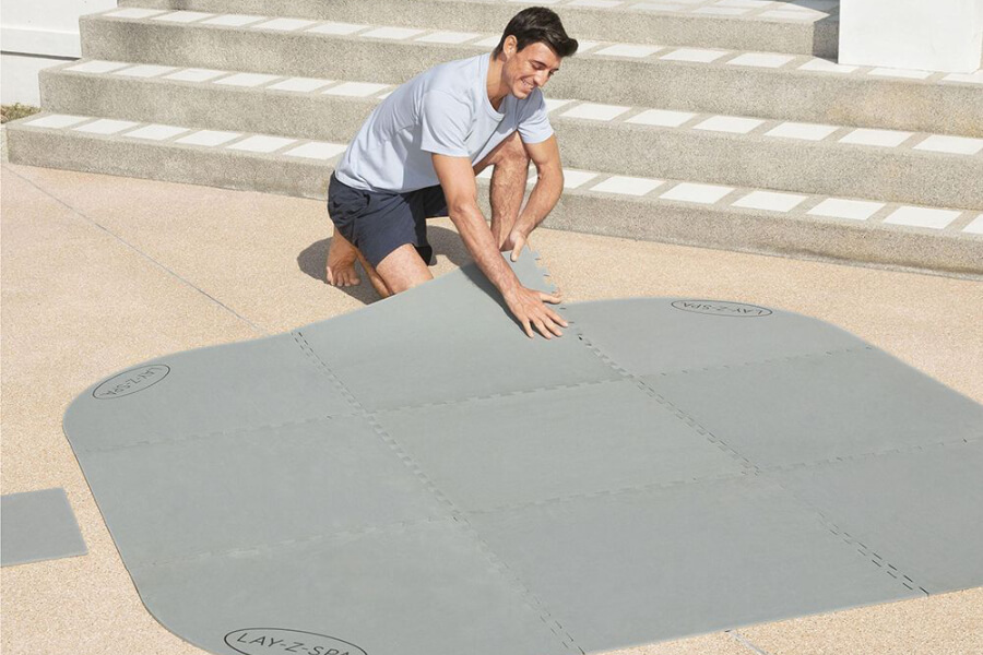 Laz-Y-Spa Floor Protector Mat.