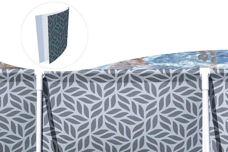 The 12ft Steel Pro Pool Set Liner.