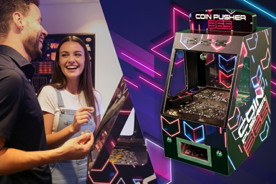 The Arcadepro coin pusher.