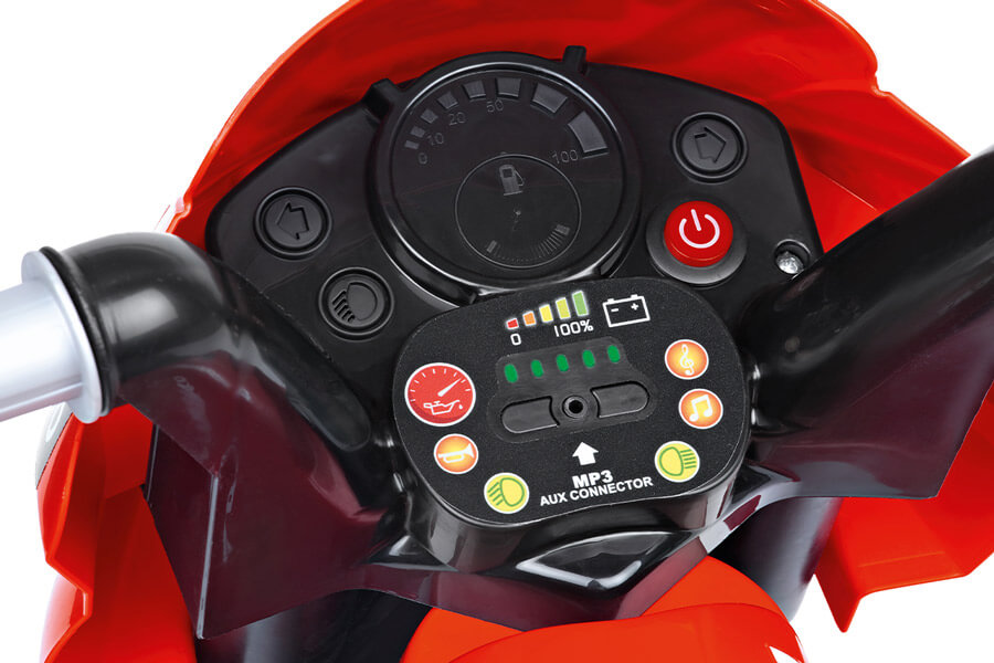 The Ducati Mini EVO Motorbike Control Panel.