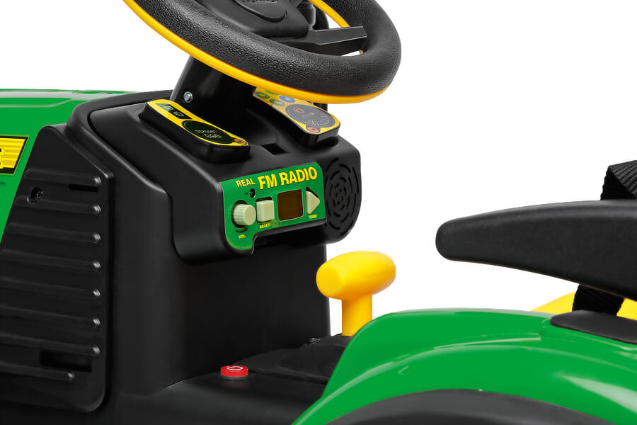 The John Deere RC Ride On Tractor.