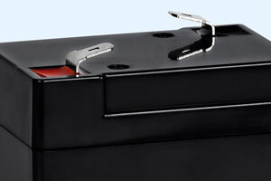The Peg Perego 6v 2,5Ah Lithium Battery top.