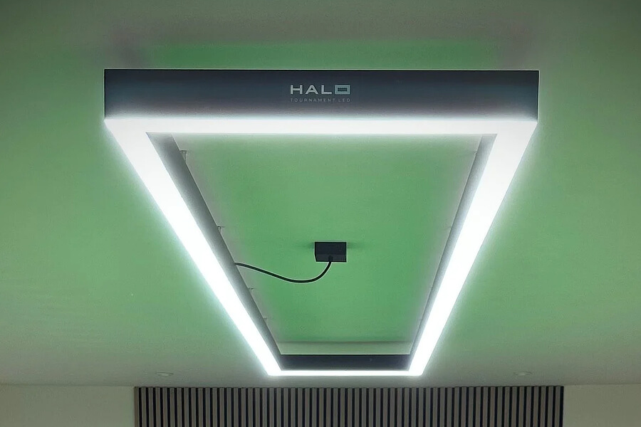 The 8 Ball Direct Halo 320 LED Snooker Table Light.