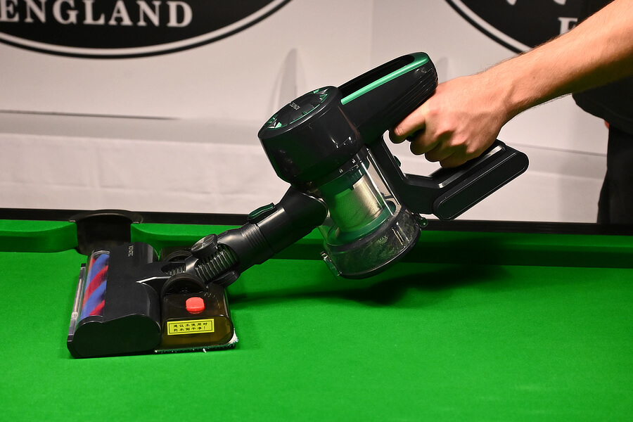 The Funky Chalk Rovatec Pool Table Vacuum Cleaner.