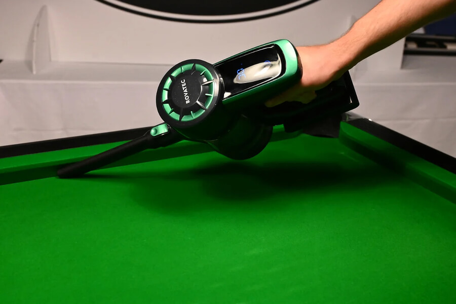 The Funky Chalk Rovatec Pool Table Vacuum Cleaner.