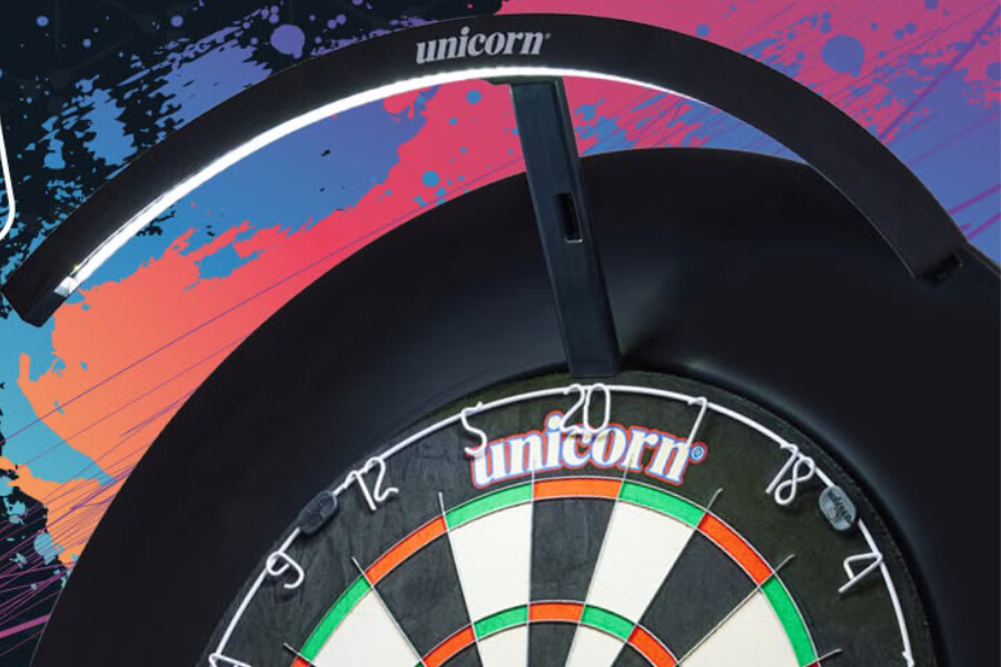 The Solar Beam dartboard light.