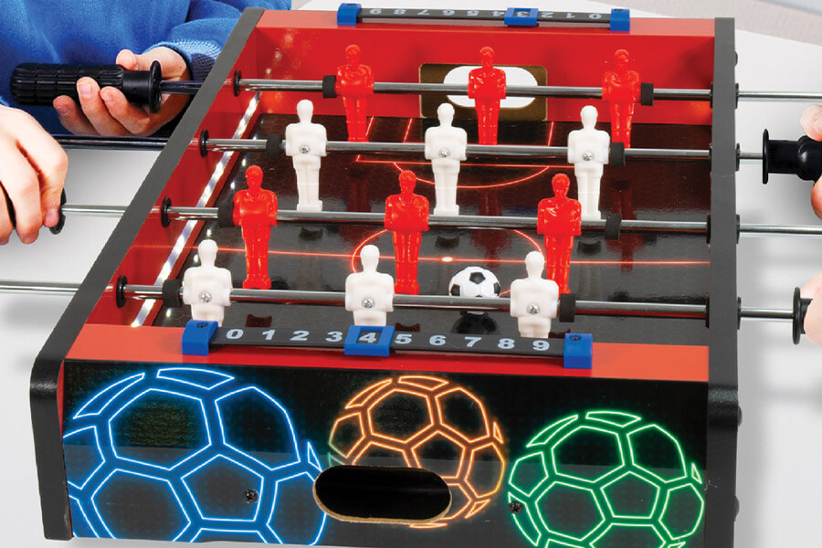 The Light Up Football Table.