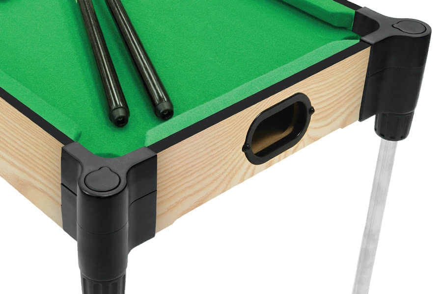 The Table Top or Free-Standing Pool Table close up.