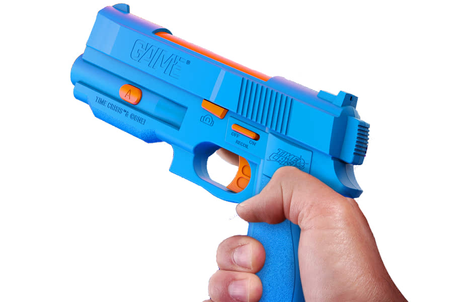 The gun included with Gaime Time Crisis.
